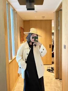 Chanel CC White Cotton Jackets