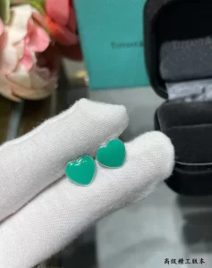 Tiffany Return To Heart Earrings Blue
