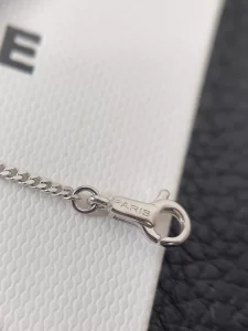 Celine Black Heart Pendant Necklaces