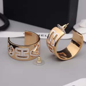 Chanel Rose Gold Earrings