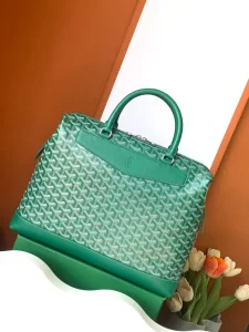 Goyard Cisalpin Document Case Green