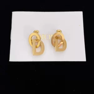 Dior CD Lock Drop Earrings
