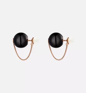 Dior Tribales Black Pearl Earrings