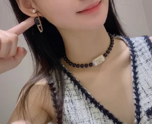 Dior Tribales Black Pearl Earrings