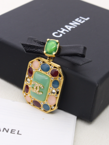 Chanel CC Diamonds Bowknot Brooch