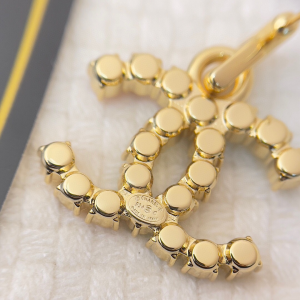 Chanel CC Logo Pendant Earrings