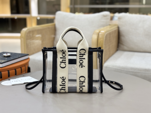 Chloe Small Woody Jelly Tote Shoulder Crossbody Bag Black Chloe Small Woody Jelly Tote Shoulder Crossbody Bag Black