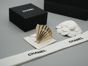 Chanel Gold Metal Brooch