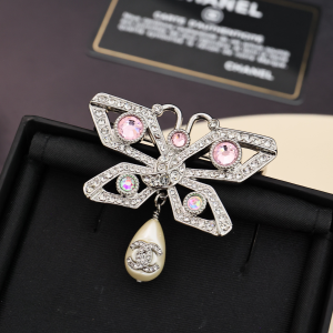 Chanel Crystals Butterfly Brooch