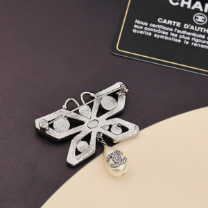 Chanel Crystals Butterfly Brooch