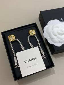Chanel Crystals Tassel Earrings