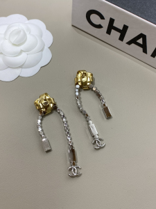 Chanel Crystals Tassel Earrings