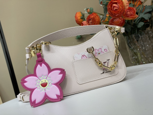 Louis Vuitton LVxTM Marellini Hobo Shoulder Bag Pink Epi Leather Louis Vuitton LVxTM Marellini Hobo Shoulder Bag Pink Epi Leather