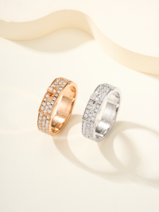 Hermes Diamonds Kelly Buckle Rings