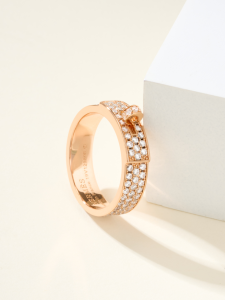 Hermes Diamonds Kelly Buckle Rings
