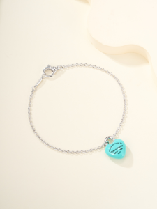 Tiffany Blue Full Heart Bracelets
