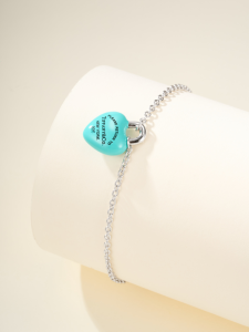 Tiffany Blue Full Heart Bracelets