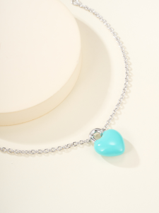 Tiffany Blue Full Heart Bracelets