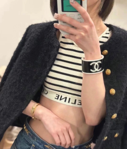 Chanel CC Hinged Cuff Bracelets