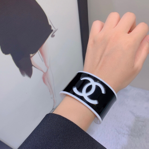 Chanel CC Hinged Cuff Bracelets