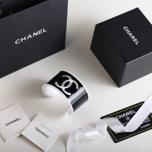 Chanel CC Hinged Cuff Bracelets