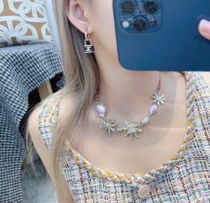 Chanel Black Lock Earrings