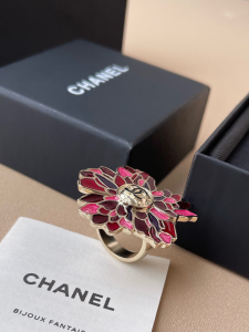 Chanel CC Gold Multicolor Rings