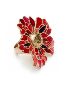 Chanel CC Gold Multicolor Rings