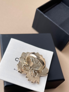 Chanel CC Gold Multicolor Rings