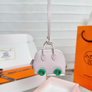 Charms Hermes Bolide On Wheels Leather Bag Charms Light Pink Charms Hermes Bolide On Wheels Leather Bag Charms Light Pink