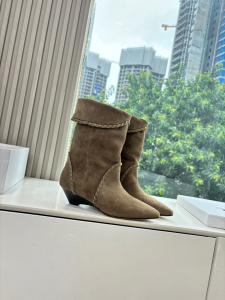 Isabel Marant Edoa Gray Suede Leather Ankle Boots Isabel Marant Edoa Gray Suede Leather Ankle Boots