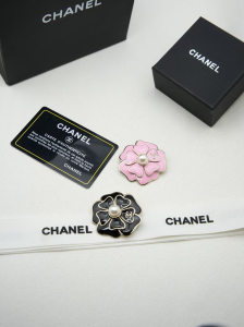 Chanel CC Camellia Flower Brooch
