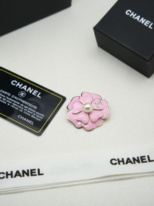 Chanel CC Camellia Flower Brooch