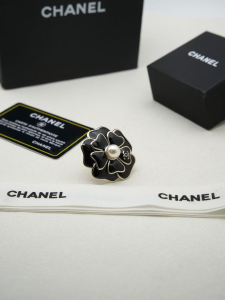 Chanel CC Camellia Flower Brooch