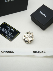 Chanel CC Camellia Flower Brooch