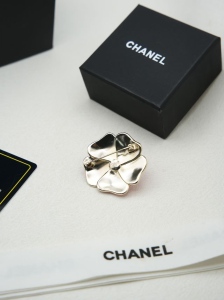 Chanel CC Camellia Flower Brooch