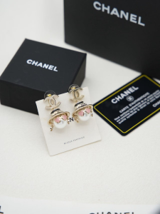 Chanel CC Logo Doll Earrings