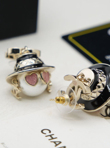 Chanel CC Logo Doll Earrings