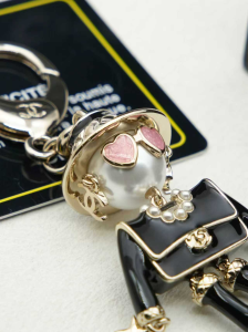 Chanel CC Logo Doll Keychain