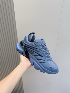 Dior B44 Blade Sneakers Blue Technical Mesh Fabric and Calfskin Leather Dior B44 Blade Sneakers Blue Technical Mesh Fabric and Calfskin Leather