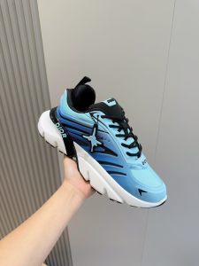 Dior B44 Blade Sneakers Light Blue Technical Mesh Fabric and Calfskin Leather Dior B44 Blade Sneakers Light Blue Technical Mesh Fabric and Calfskin Leather