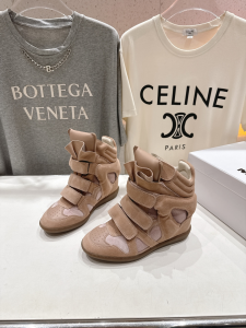 Isabel Marant Over Basket Suede Bekett Wedge High Top Sneakers Pink Isabel Marant Over Basket Suede Bekett Wedge High Top Sneakers Pink