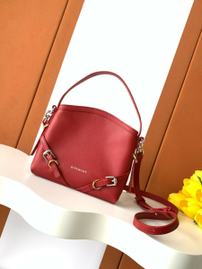 Givenchy Voyou Nano Leather Shoulder Bag Red Givenchy Voyou Nano Leather Shoulder Bag Red