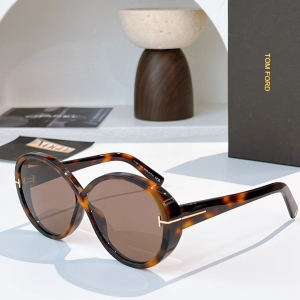 Tom Ford Annabelle Round Luxury Eyewear Sunglasses TF1116 Brown Tom Ford Annabelle Round Luxury Eyewear Sunglasses TF1116 Brown