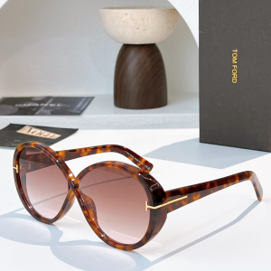 Tom Ford Annabelle Round Luxury Eyewear Sunglasses TF1116 Brown Tom Ford Annabelle Round Luxury Eyewear Sunglasses TF1116 Brown