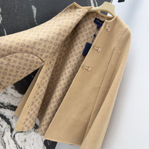 Louis Vuitton Cape Coat Beige