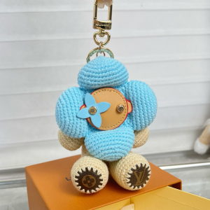 Charms Louis Vuitton My Vivienne Crochet Bag Charm Blue Charms Louis Vuitton My Vivienne Crochet Bag Charm Blue