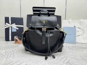 Prada Explore Medium Black Nappa Leather Backpack Bag Prada Explore Medium Black Nappa Leather Backpack Bag