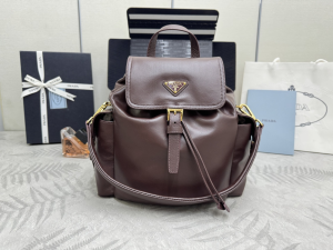 Prada Explore Medium Sienna Nappa Leather Backpack Bag Prada Explore Medium Sienna Nappa Leather Backpack Bag