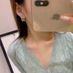 Balenciaga BB Icon Hoop Earrings